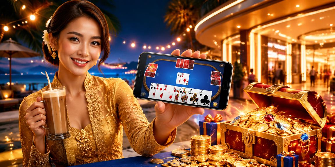 Permainan kad rummy tradisional gaya Melayu di Langkawi